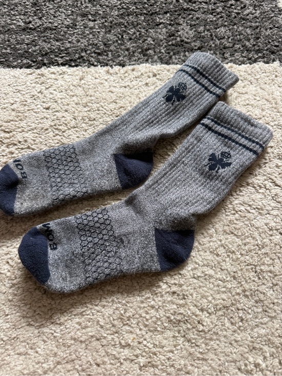 Bombas Other - Bombas gray and blue youth medium Crew socks